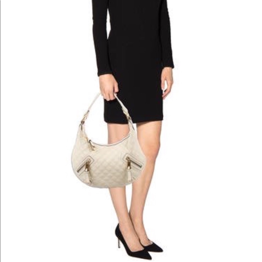 AUTH GLD MARC JACOBS BANANA HOBO BAG
